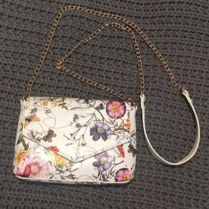Floral crossbody purse